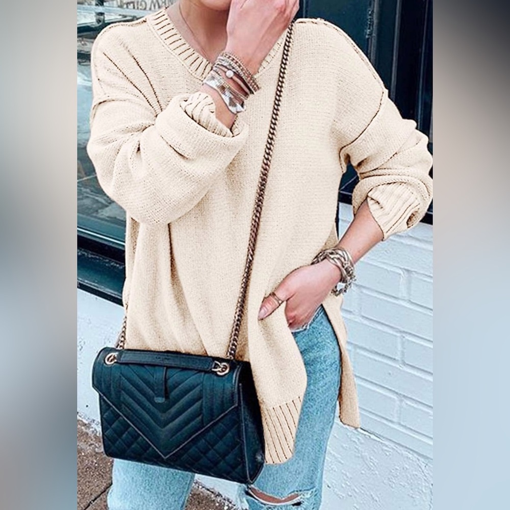 Cozy Cream Sweater - Picture 2 of 16